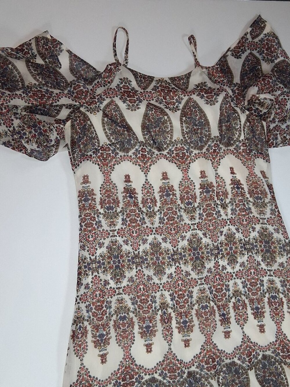 Size 4 Banana Republic Multicolor Floral Maxi Dress